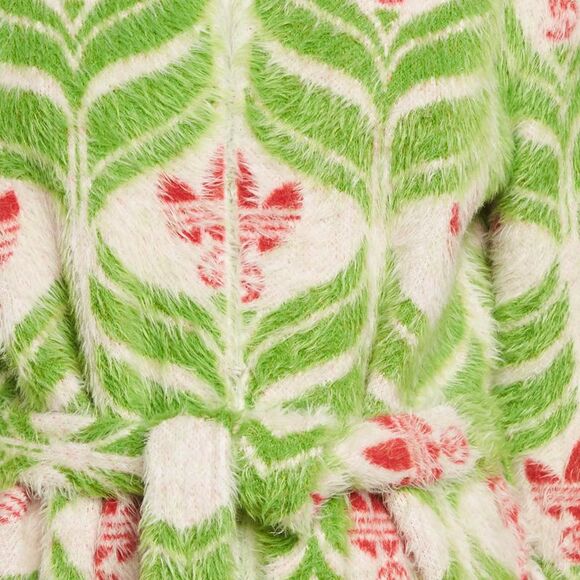 Gucci X Adidas Green Monogram Textured Knit Cardigan Xs - Picture 4 of 7